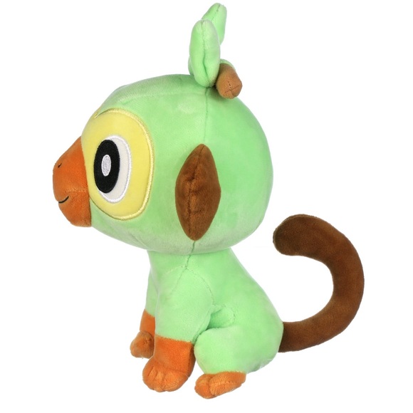 POKÉMON Grookey Plush Stuffed Animal Toy, 8 Inches, Green - Picture 3 of 8